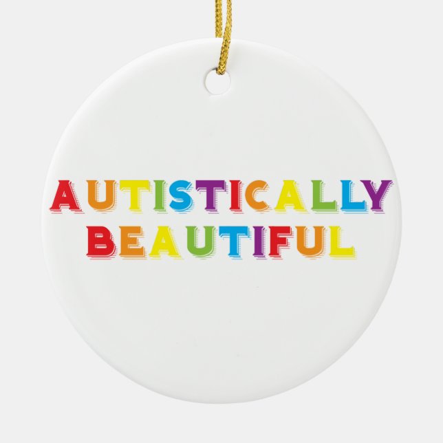 autistisch schön keramikornament (Vorne)