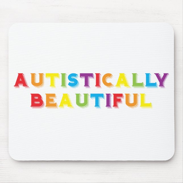 autistisch schön mousepad (Vorne)