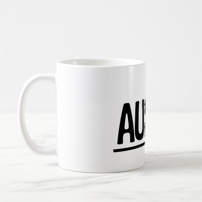 Autistisch und authentisch kaffeetasse (Links)