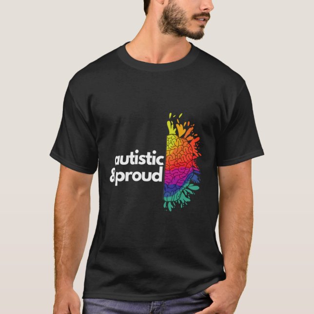 Autistisch und stolz 2 0 T-Shirt (Vorderseite)