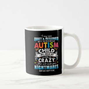 Autistische Autismus Bewusstsein Puzzle Pieces Pro Kaffeetasse