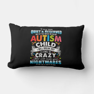 Autistische Autismus Bewusstsein Puzzle Pieces Pro Lendenkissen