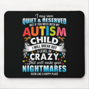 Autistische Autismus Bewusstsein Puzzle Pieces Pro Mousepad