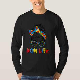 Autistische Autismus Mama Leben Frauen Mama T-Shirt