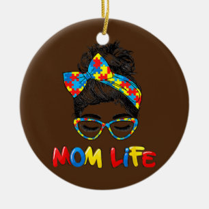 Autistische Autismus Sensibilisierung Mama Leben F Keramik Ornament