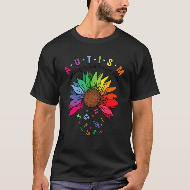 Autistische Kinder tanzen zu einem anderen Schlag T-Shirt (Vorderseite)