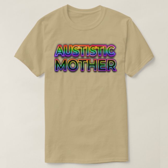 Autistische Mama T-Shirt (Design vorne)