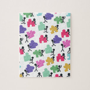 autistische Menschen Puzzle