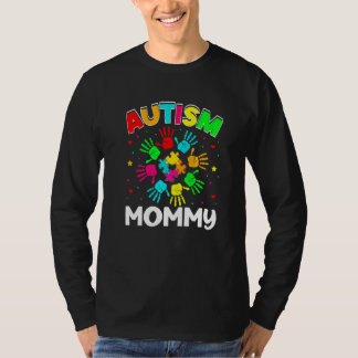 Autistische Mommy Puzzle Unterstützung Familie Aut T-Shirt