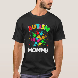 Autistische Mommy Puzzle Unterstützung Familie Aut T-Shirt