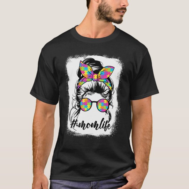 Autistische Mutter Leben Shirts Frauen Mutter Auti (Vorderseite)