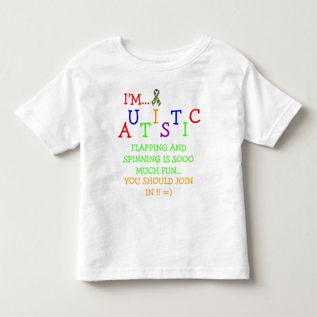 Autistische Olympia! ~ Kleinkind-T - Shirt (Vorderseite)