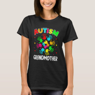 Autistische Oma Puzzle Unterstützung Familie Autis T-Shirt