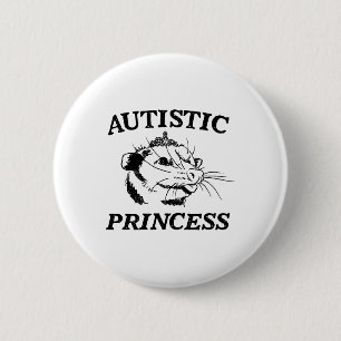 Autistische Prinzessin Maus Kinder Autismus Aware Button