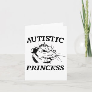 Autistische Prinzessin Maus Kinder Autismus Aware Karte
