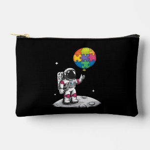 Autistischer Astronaut Ballon Weltraum Autismus-Be Zubehörtasche