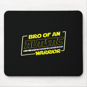 Autistischer Autismus-Bewusstseins-Krieger-Bruder- Mousepad