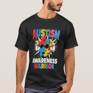 Autistischer Autist Autismus-Bewusstseins-Krieger T-Shirt