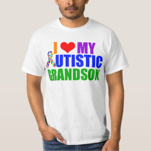 Autistischer Enkel-Großvater T-Shirt