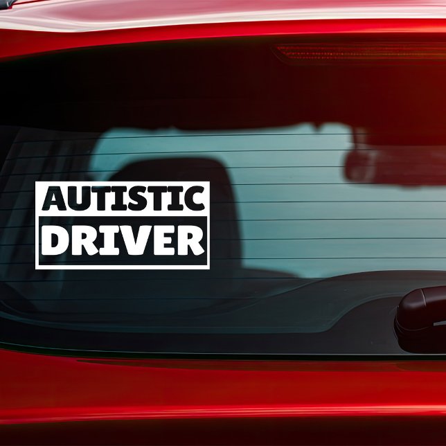 Autistischer Fahrer Aufkleber (Von Creator hochgeladen)