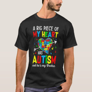 Autistischer Junge berührt mein Herz Er hat Autism T-Shirt