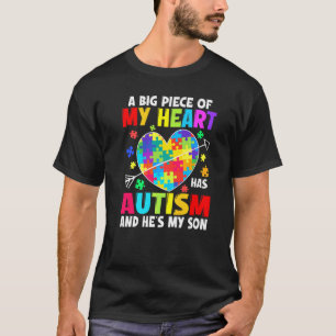 Autistischer Junge berührt mein Herz Er hat Autism T-Shirt