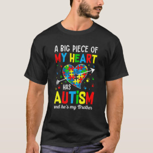 Autistischer Junge Piece Mein Herz hat Autismus Er T-Shirt