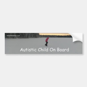 Autistischer Kinderan bord Autoaufkleber
