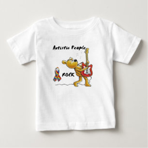 Autistischer Leute-Felsen Baby T-shirt