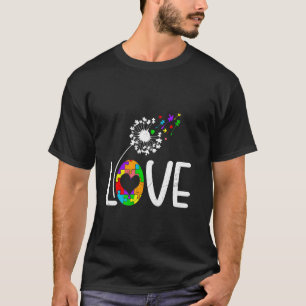 Autistischer LIEBE Löwenzahn Autismus Lustiger Löw T-Shirt