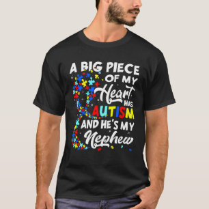 Autistischer Neffe Autismus-Bewusstseinsmonat Für  T-Shirt