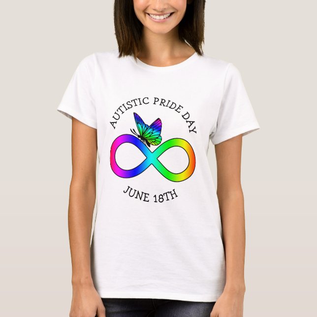 Autistischer Pride Day 18. Juni Shirt (Vorderseite)