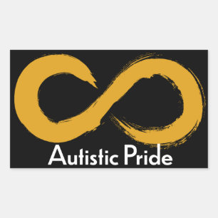 Autistischer Prix Rechteckiger Aufkleber