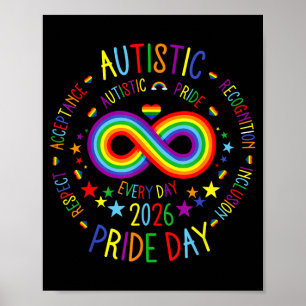 Autistischer Stolz Tag 2026 Autismus Männer Frauen Poster