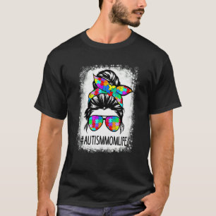 Autistisches Autismus-Bewusstsein Mom Leben Frauen T-Shirt