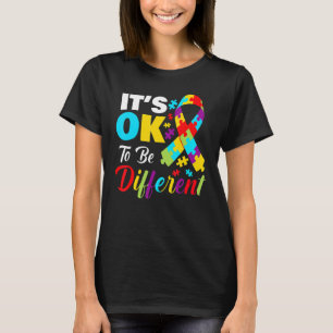 Autistisches Bewusstsein Monat Es ist in Ordnung, T-Shirt