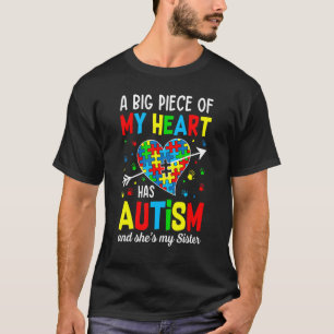Autistisches Mädchen Stück Mein Herz Hat Autismus T-Shirt