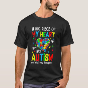 Autistisches Mädchen Stück Mein Herz hat Autismus T-Shirt
