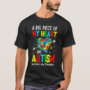 Autistisches Mädchen Stück Mein Herz Hat Autismus T-Shirt