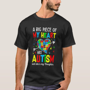 Autistisches Mädchen Stück Mein Herz hat Autismus T-Shirt
