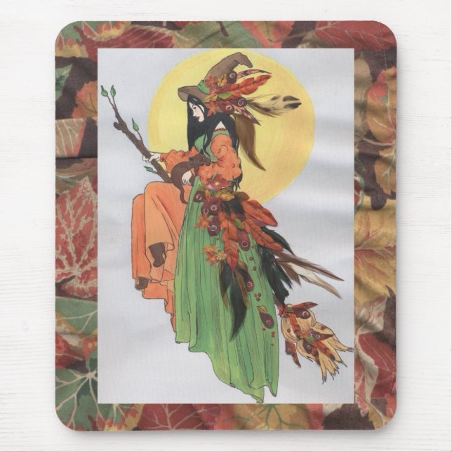 Autmn Hexe Mousepad (Vorne)