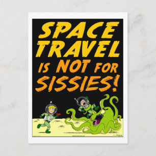 Autmum See "RAUMFAHRT" alien-Postkarte Postkarte