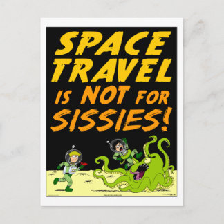 Autmum See "RAUMFAHRT" alien-Postkarte Postkarte