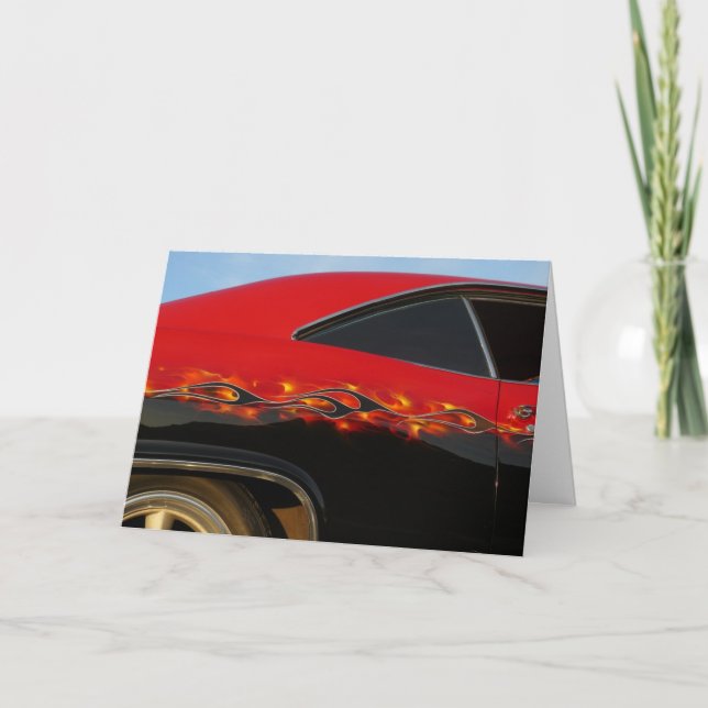 Auto-alles- Gute zum Geburtstagkarte Karte (Vorderseite)