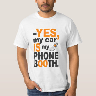 Auto als Telefonkabine Shirt - wählen Sie Stil & F