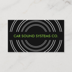 Auto-Audio und Alarmanlagen Visitenkarte