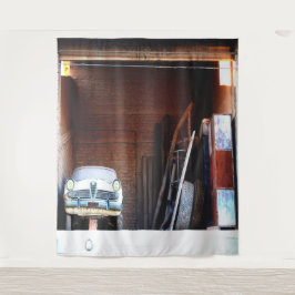 Auto auf dem Dachboden Wandteppich