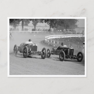 Auto auf der Landkreis-Messe Postkarte