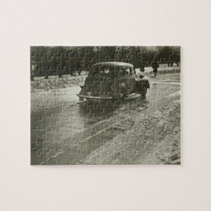 Auto auf der Straße Puzzle