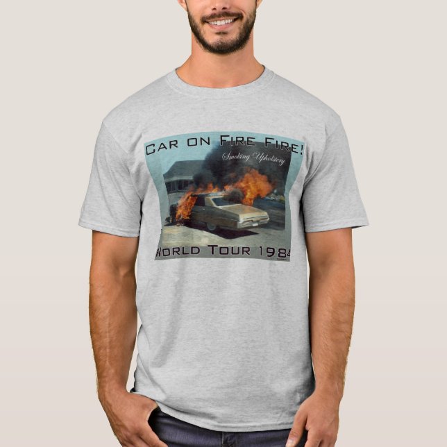 Auto auf Feuer-Feuer! T-Shirt (Vorderseite)